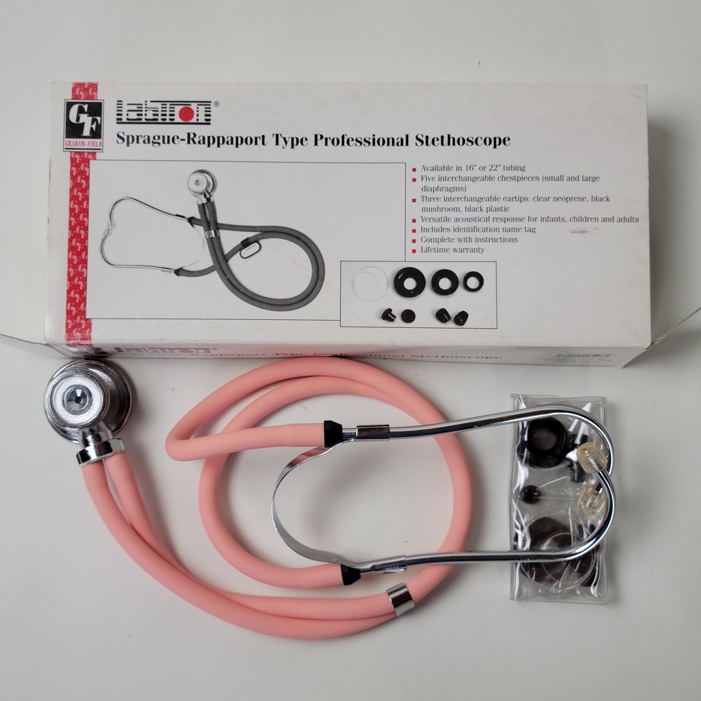 Labtron Sprague-Rappaport Professional Stethoscope Peach 04-602PCH Medical Kit